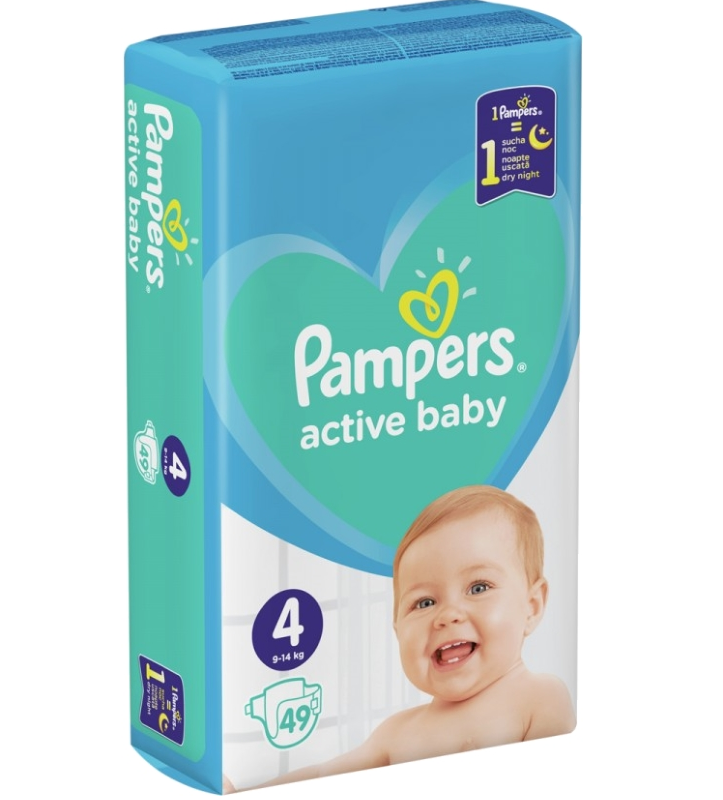 

Підгузники Pampers Active Baby Max 4 9-14 кг (bc-344705)