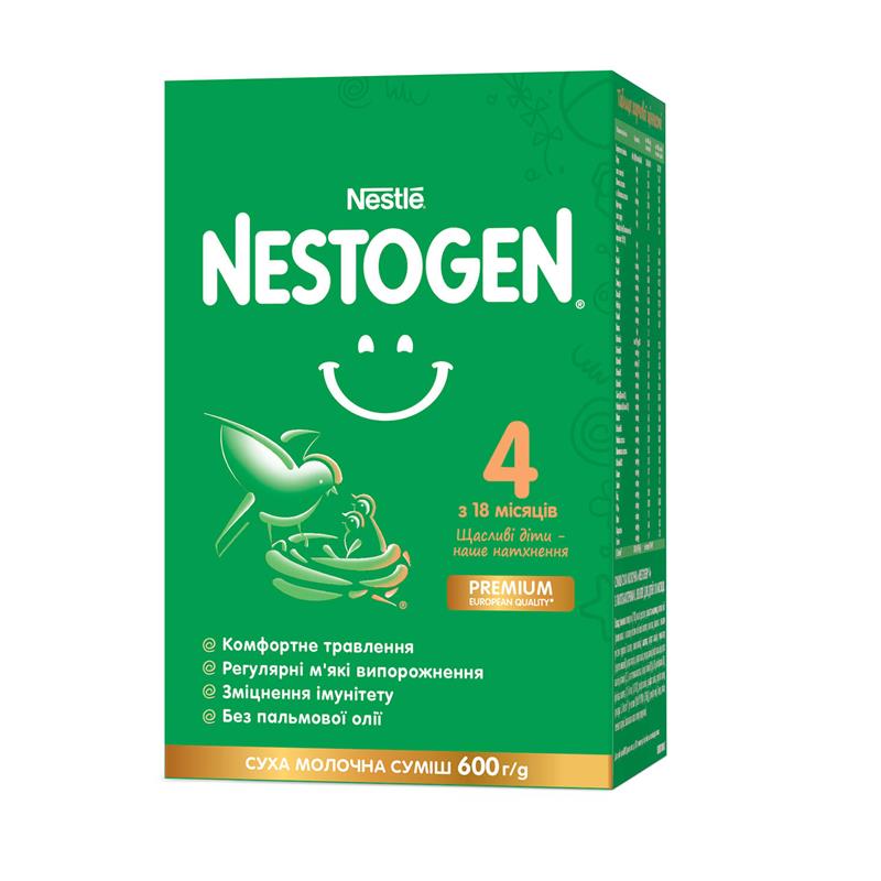 

Дитяче молочко з пробіотиками NESTOGEN 4 з 18 міс 600г (bc-343601)