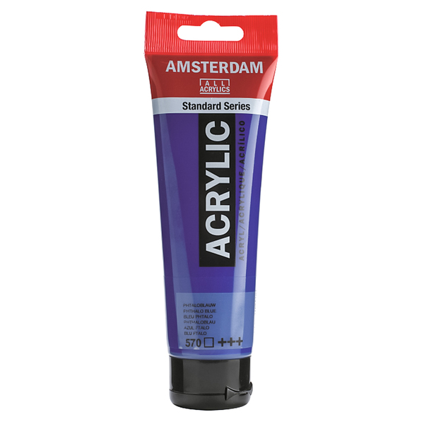 

Краска акриловая AMSTERDAM 120 мл (570) Синий ФЦ (17095702)