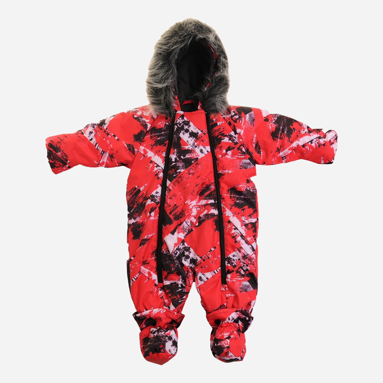 

Зимний комбинезон Garden Baby 101031-63/32 74 см Красная абстракция