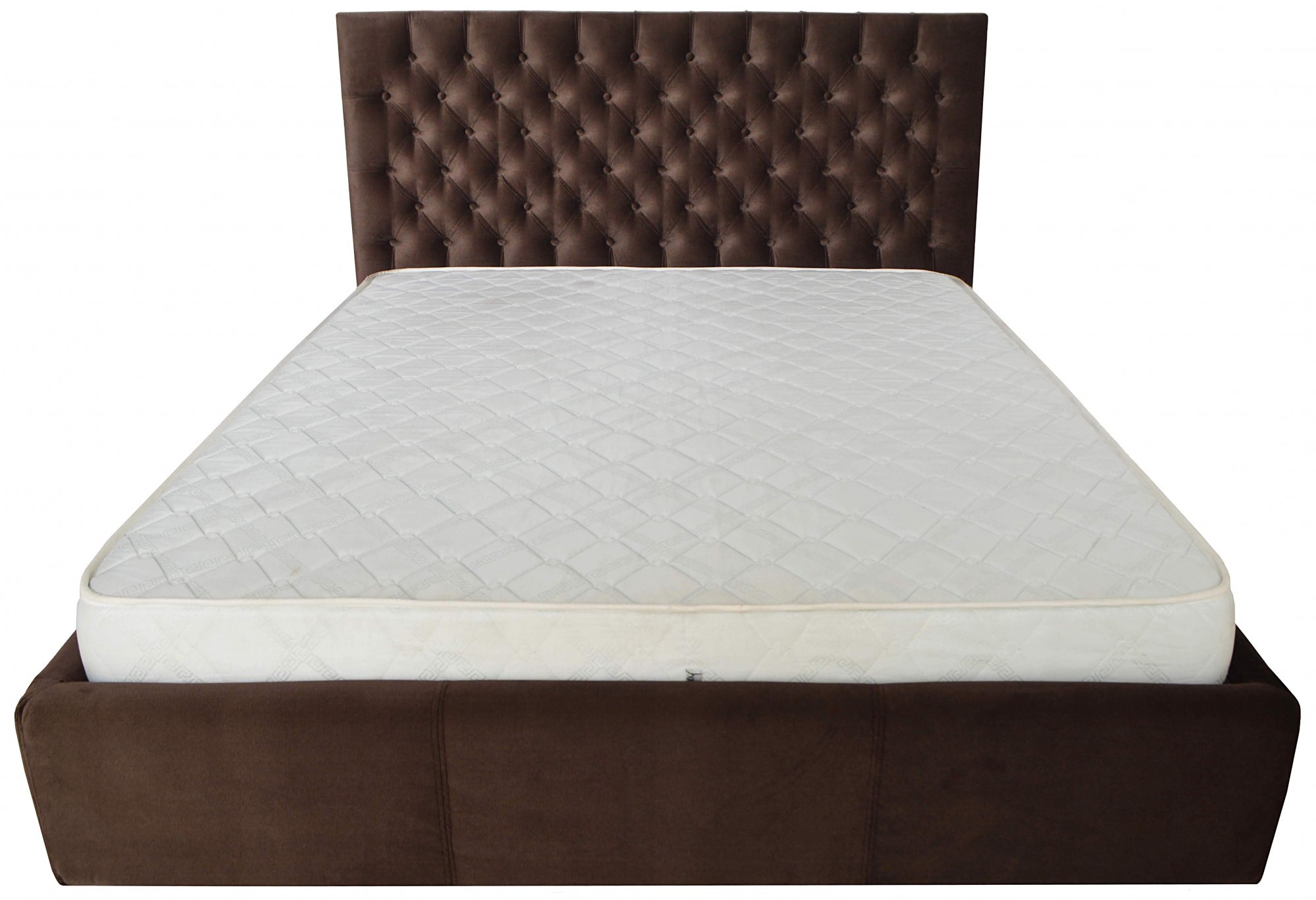 

Кровать Cambridge VIP 140 х 190 см Missoni 011 С дополнительной металлической цельносварной рамой Темно-коричневая