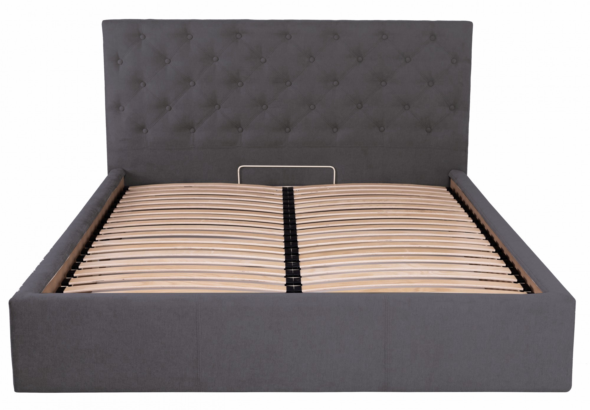 

Кровать Двуспальная Coventry VIP 180 х 190 см Мисти Dark Grey С дополнительной металлической цельносварной рамой Темно-серая