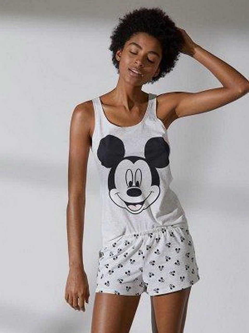 

Майка пижамная H&M 04-0567963-003 XL Светло-серая (СА2000001609187)