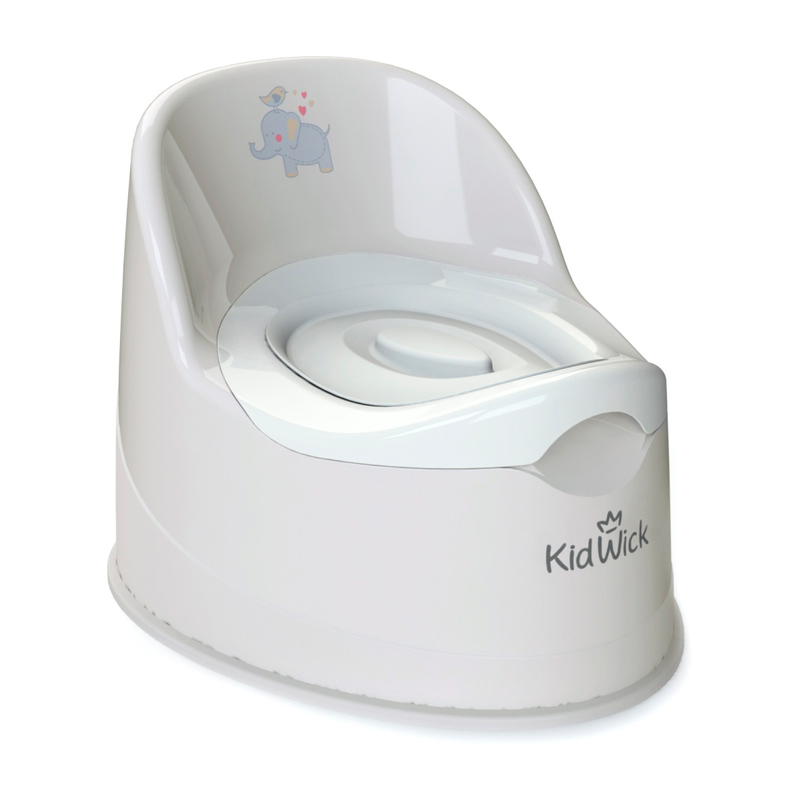 

Горшок детский Kidwick Гигант с крышкой серый (KW060402)