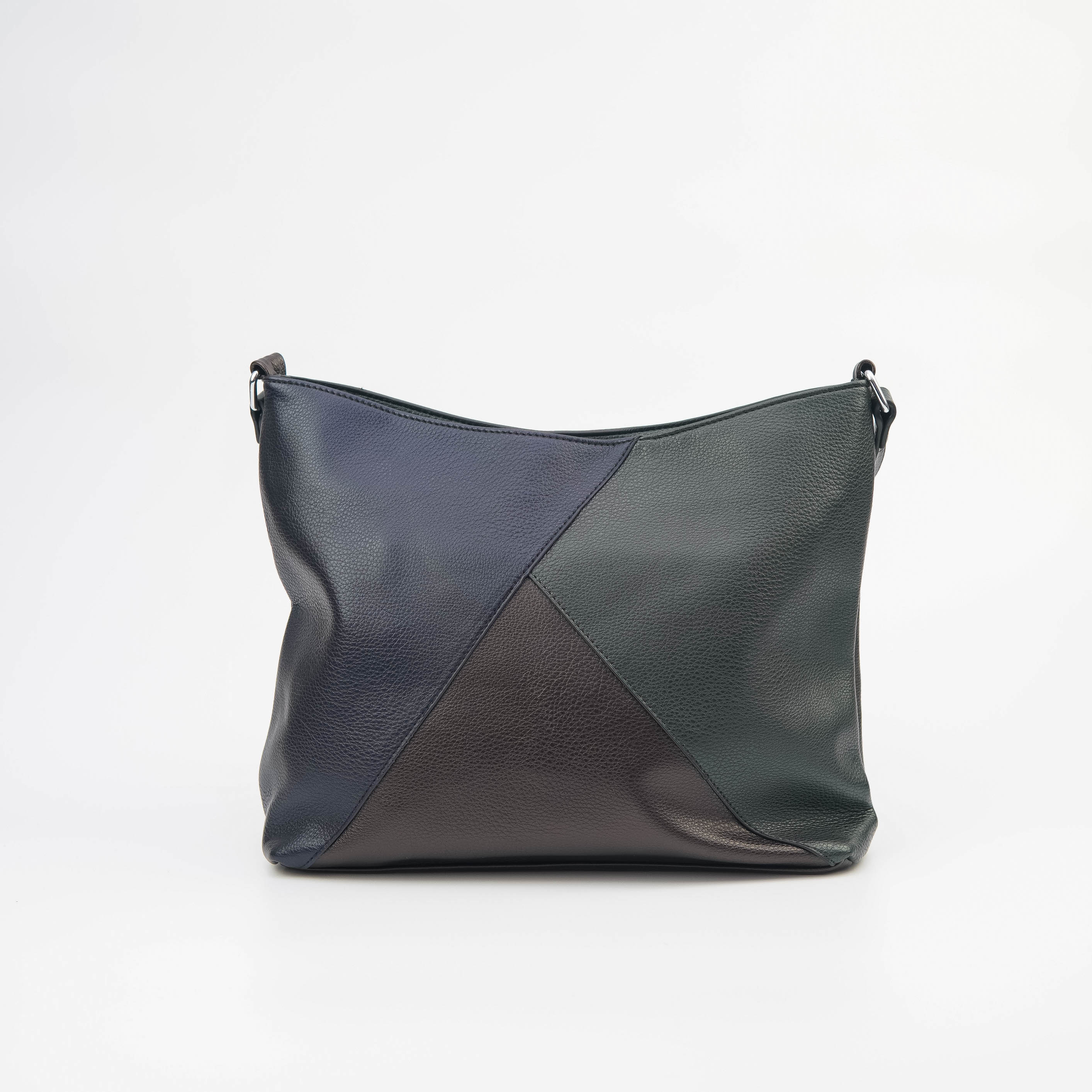 

Сумка Angelo Vani коричневий 01M Coffee-Blue-Green