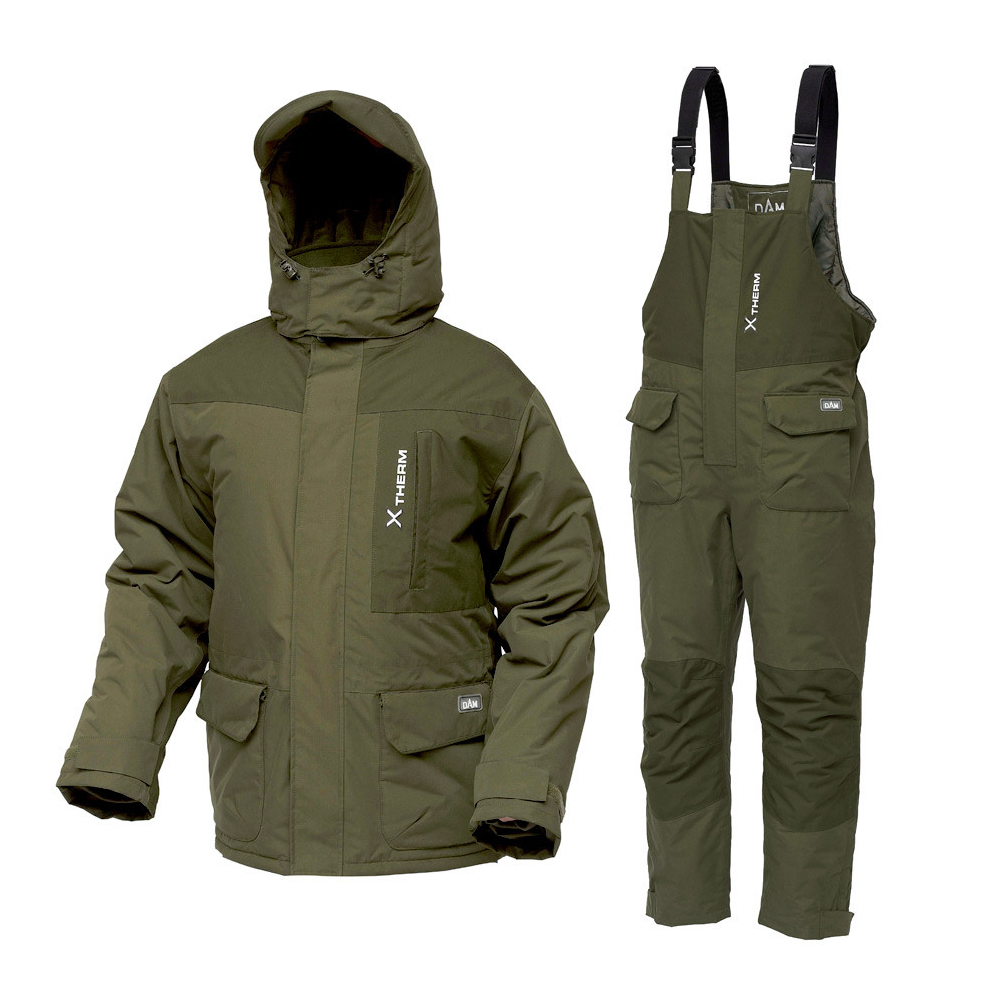 

Костюм DAM Xtherm Winter Suit куртка+полукомбинезон -20°, Костюм DAM Xtherm Winter Suit куртка+полукомбинезон -20° L