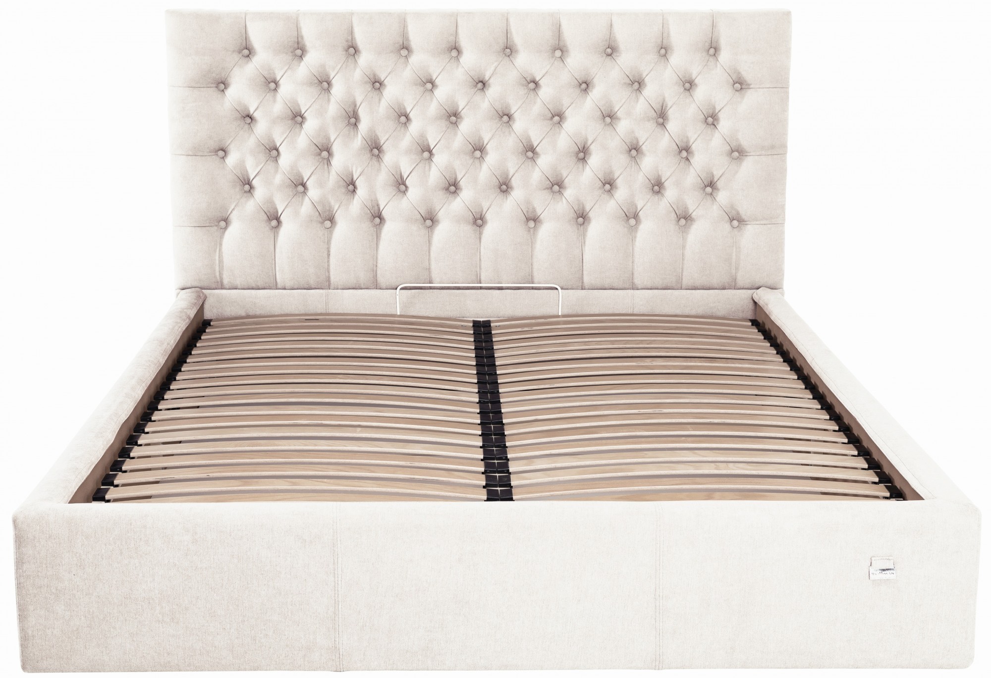 

Кровать Cambridge VIP 120 х 200 см Мисти Milk С дополнительной металлической цельносварной рамой Бежевая