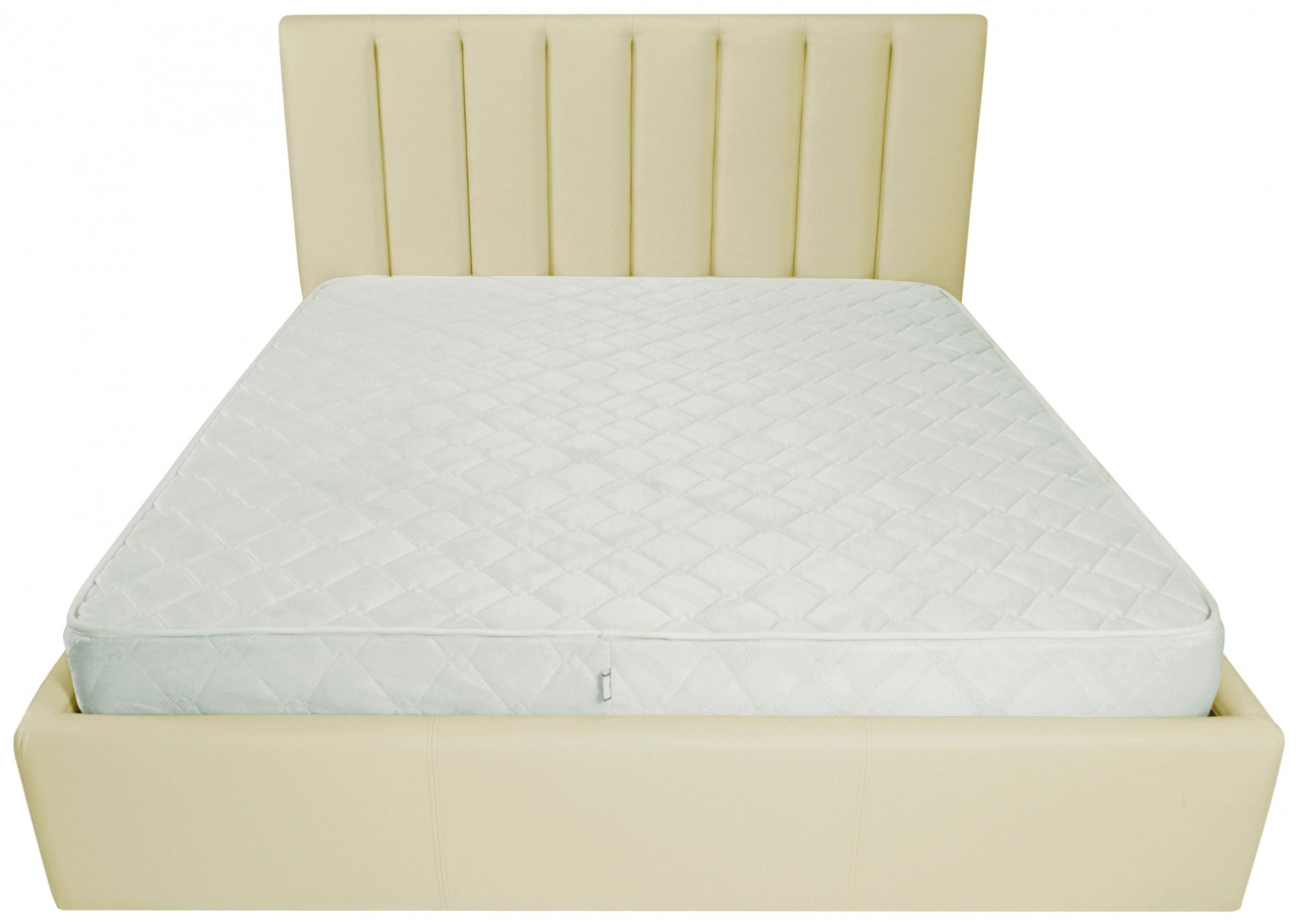 

Кровать Двуспальная Sanam VIP 180 х 190 см Fly 2207 A1 С дополнительной металлической цельносварной рамой Бежевая