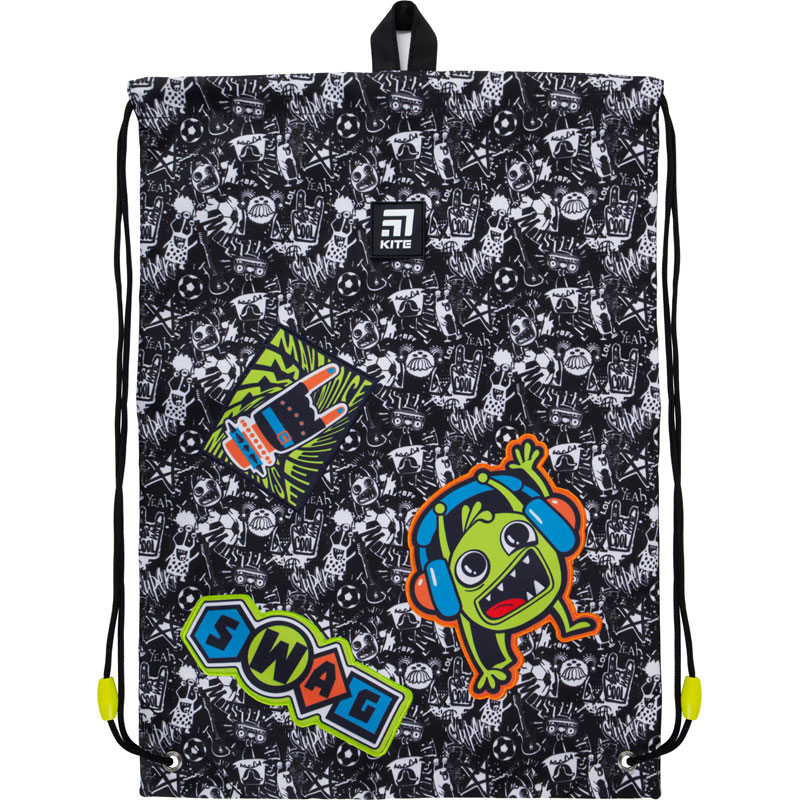

Сумка для обуви Kite Swag 46x33 см черно-серая (K21-600M-10)