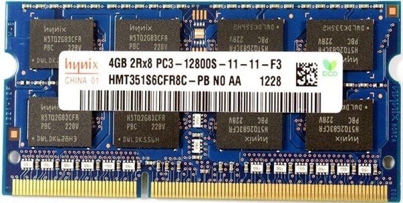 

SO-DIMM 4GB/1600 DDR3 Hynix (HMT351S6CFR8C-PB) Refurbished