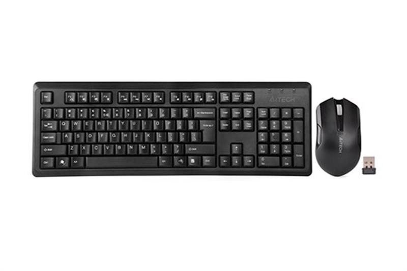 

Комплект (клавиатура, мышь) беспроводной A4Tech 4200N (GR-92+G3-200N) Black USB