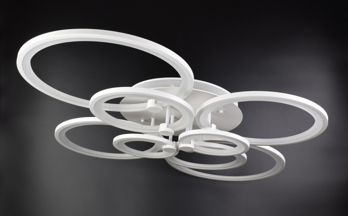 

Люстра Sunnysky потолочная Led с пультом Матовый белый 14х82х105 см YR-A2280/2+2+2+2-wh-YV