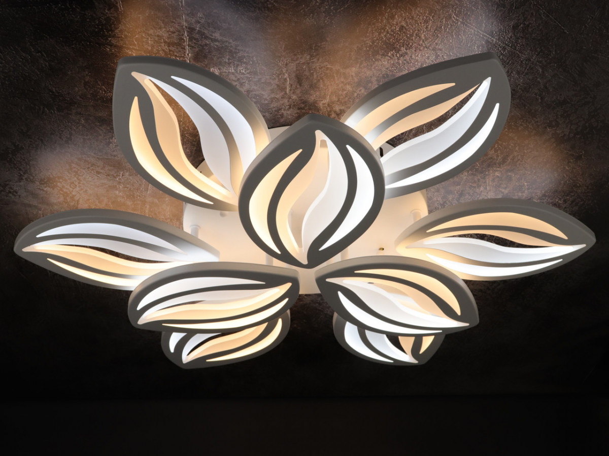 

Люстра Sunnysky потолочная Led с пультом Белый 10х70х70 см YR-A2325/6+3-wh-YV