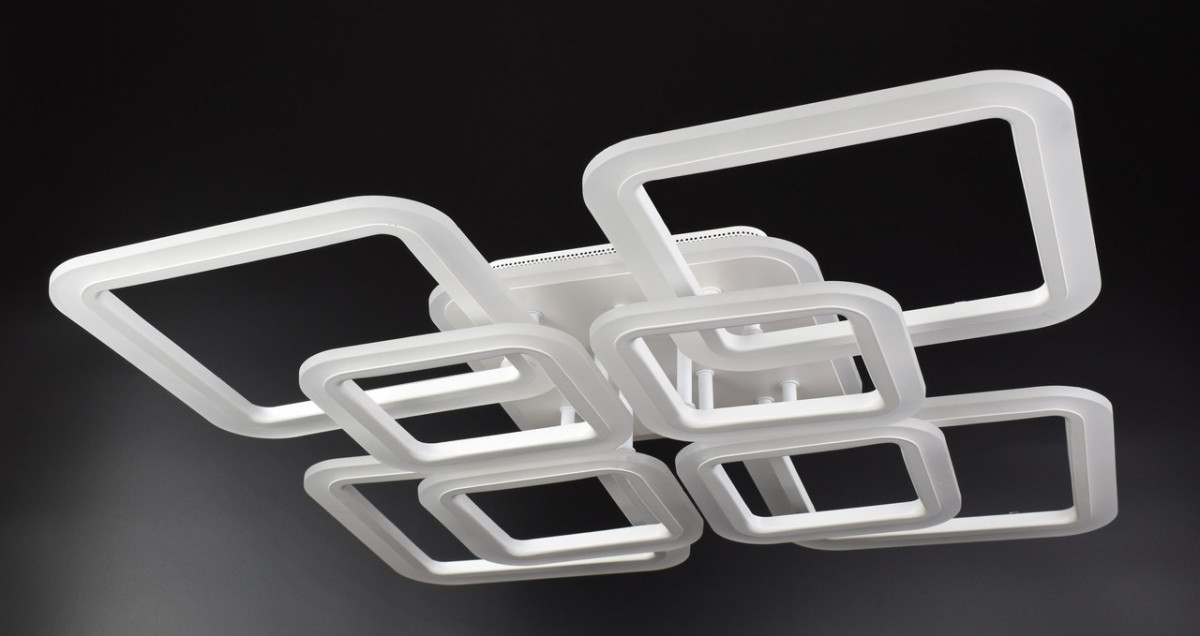 

Люстра Sunnysky потолочная Led с пультом Белый 11х59х59 см YR-A2400/4+4-RGB-wh-YV