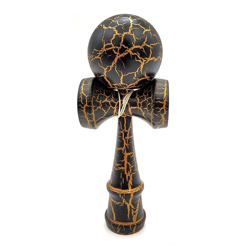 

Игрушка Kendama Samurai Crack BY (Кендама) premium черно-желтая