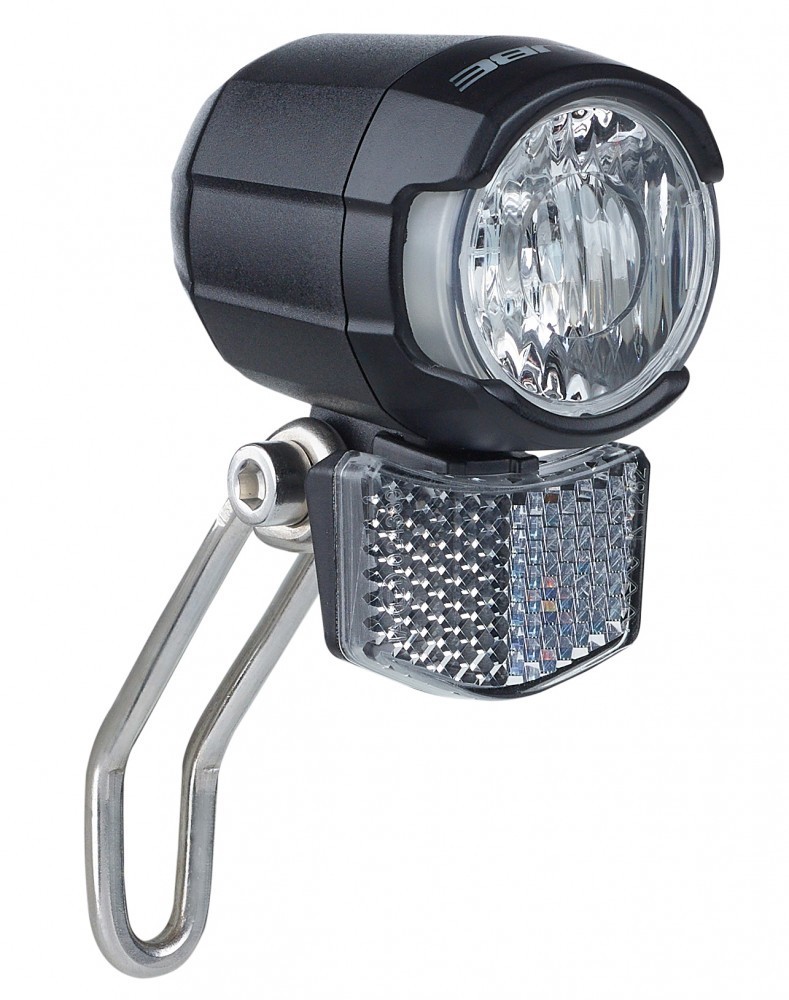 

Фара передня Shiny 40 LUX LED з вмикачем для динамовтулки BUCHEL Germany