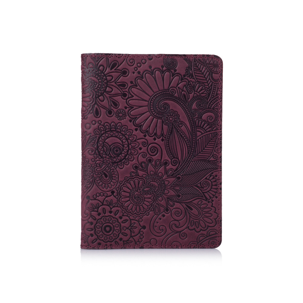 

Обложка для паспорта HiArt PC-01-S19-1621-T005 Shabby Plum "Mehendi Art"