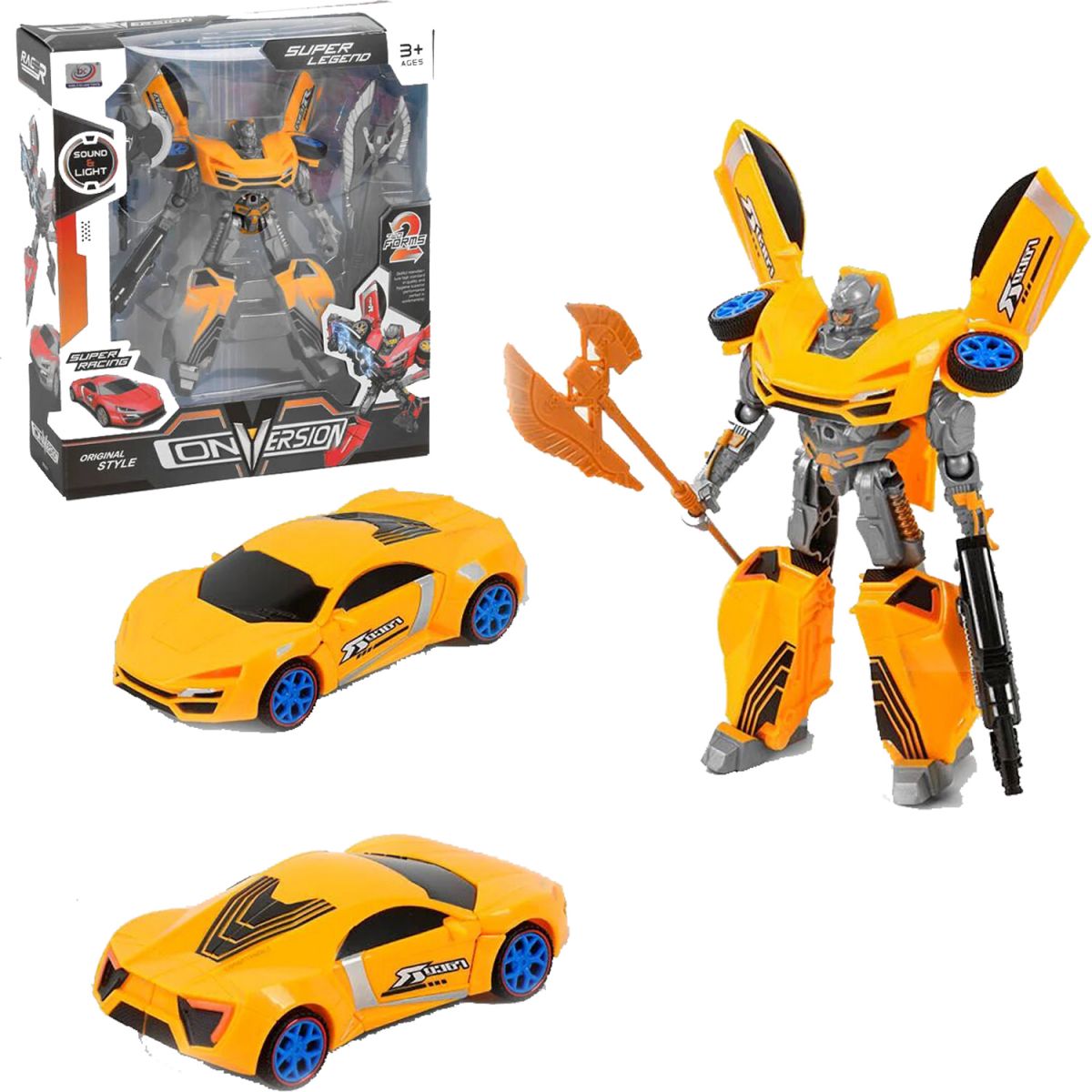

Трансформер Conversion желтый XINTAIYUAN TOYS (388-2) (169351)