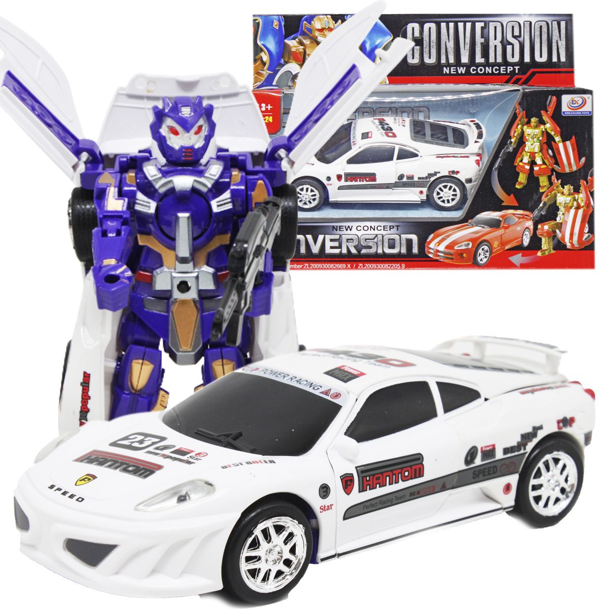 

Машина-трансформер белый Xinlexuan Toys (899K-4) (169375)