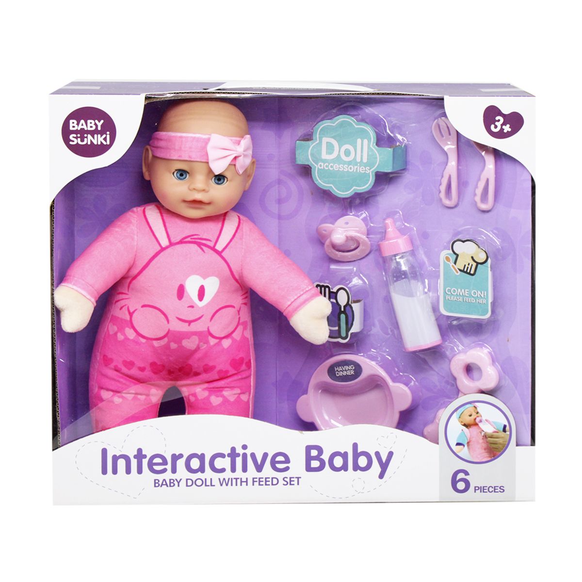 

Пупс плюшевый Interactive Baby вид 2 Baby Sunki (1860-3-4) (169367)