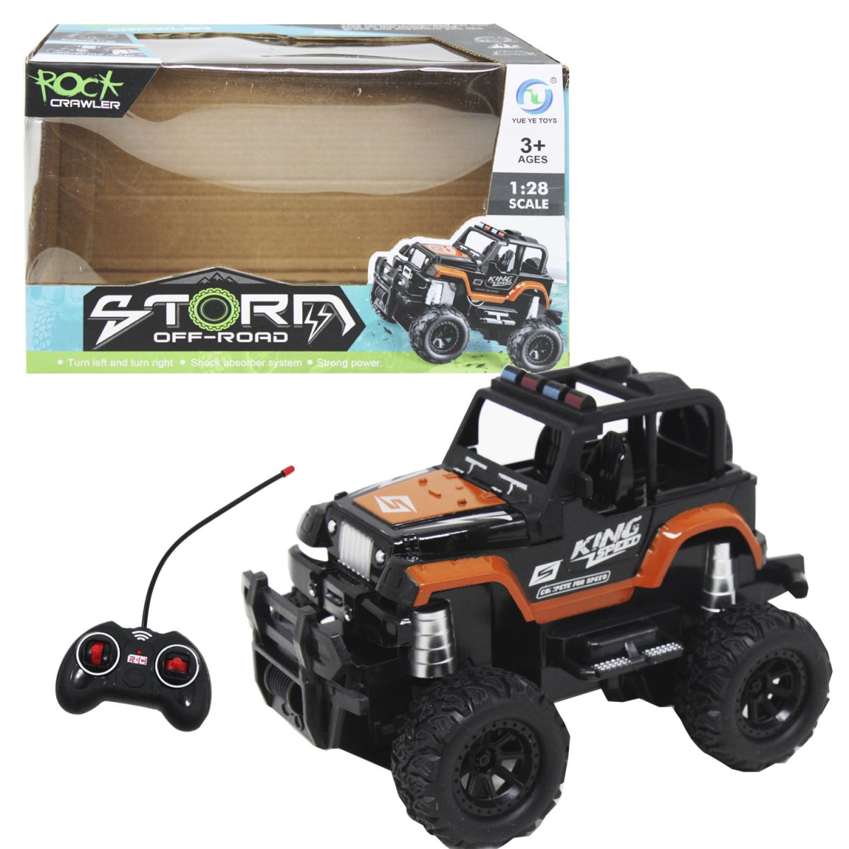 

Джип на радиоуправлении оранжевый Yue Ye Toys (689-7C) (169432)