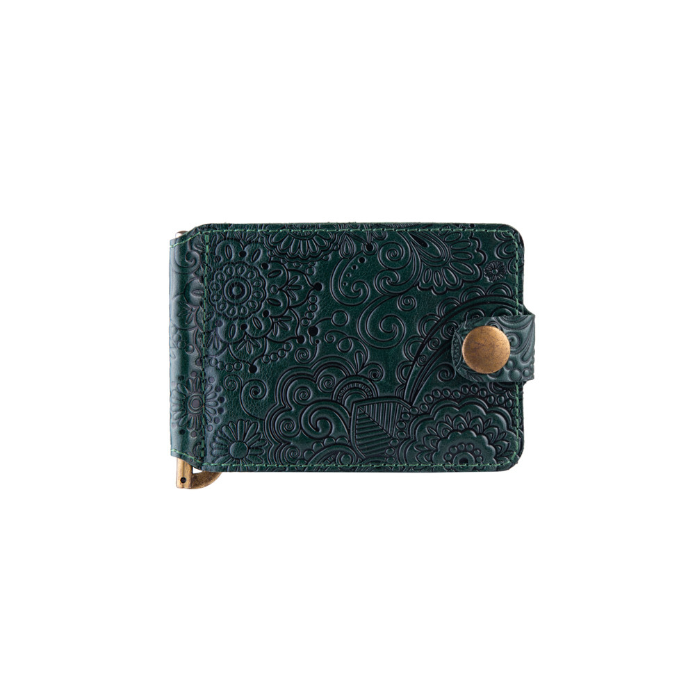 

Зажим HiArt MC-01-C19-5406-T005 Crystal Green "Mehendi Art"
