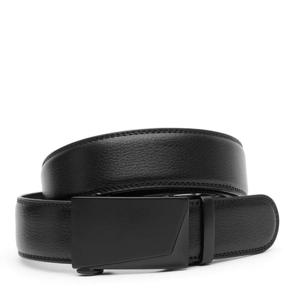 

Кожаный ремень с автоматической пряжкой V1GKX28-black