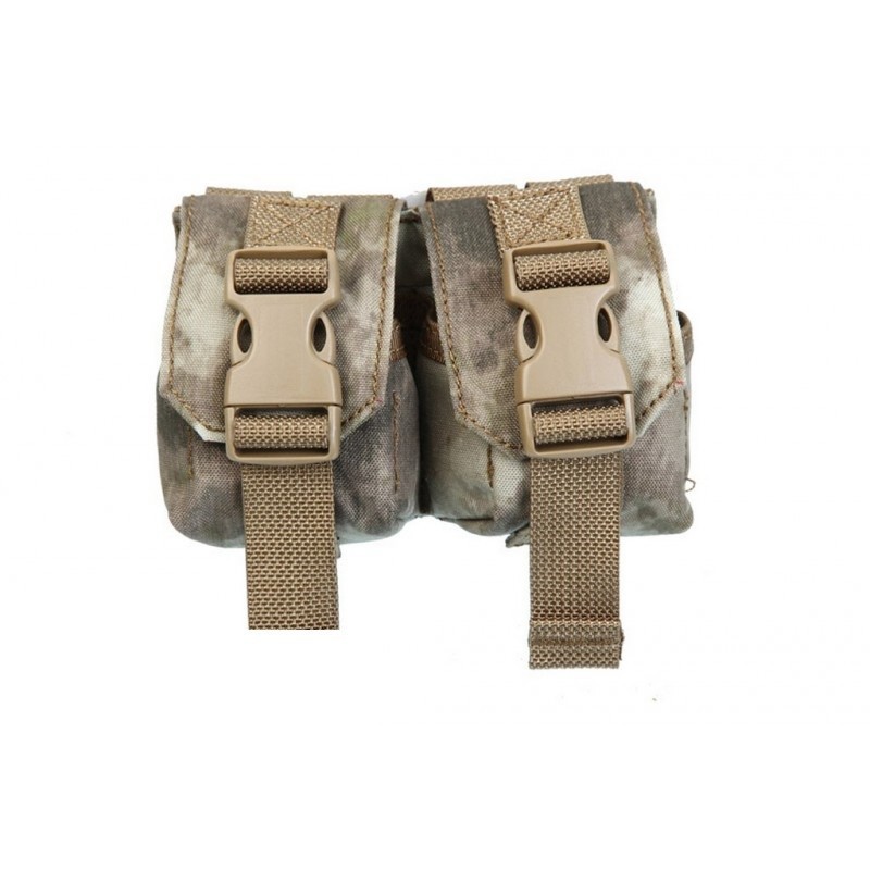 

Гранатный подсумок двойной молле Pantac Molle Dual Fragment Grenade Pouch PH-C876, Cordura Dig.Conc.Syst. A-TACS AU