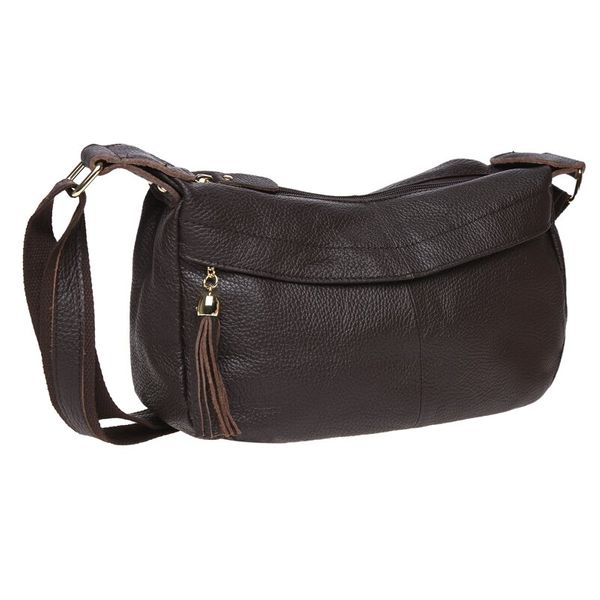 

Женская кожаная сумка Borsa Leather 1t300-brown