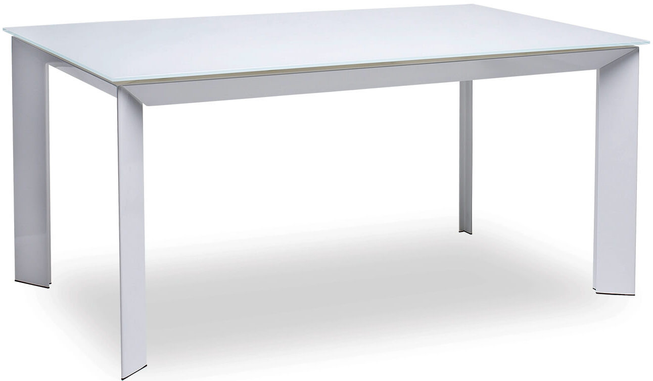 

Стол обеденный раскладной белый сатин DAOSUN DF 201T