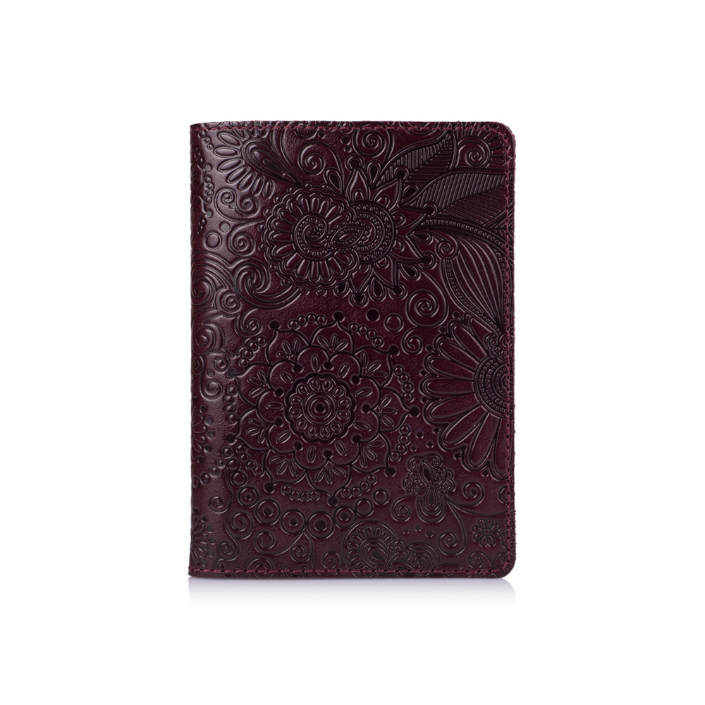 

Портмоне для документов HiArt AD-01-C19-1718-T005 Crystal Sangria "Mehendi Art"