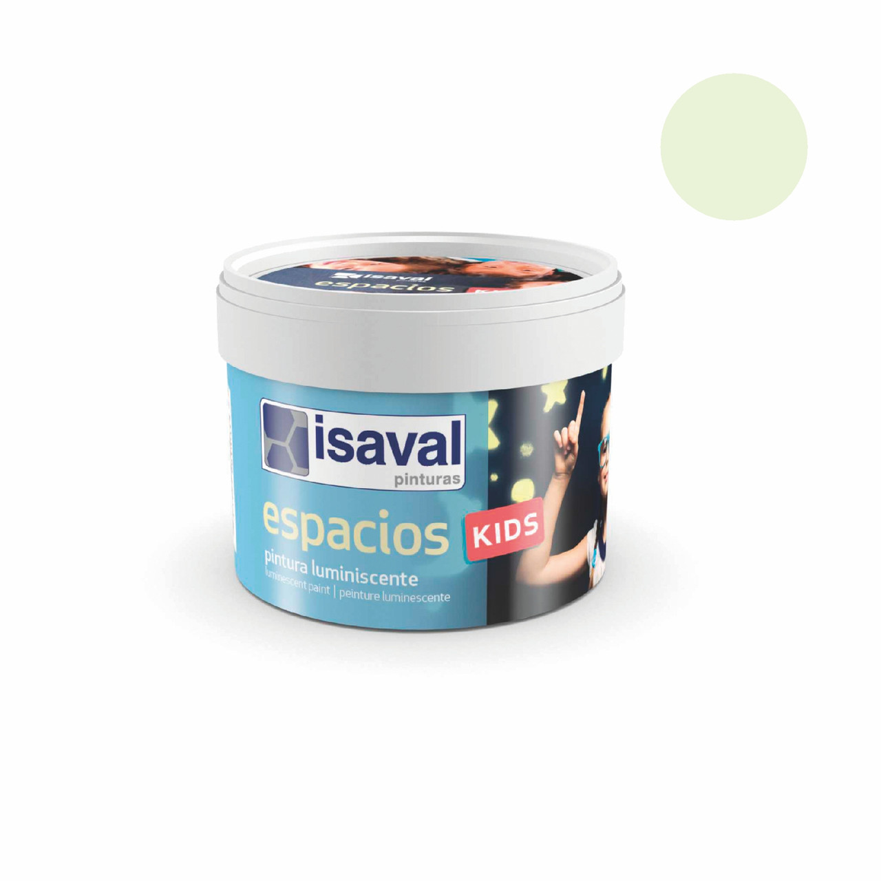 

Краска Isaval Espacios KIDS - люминесцентная 0,1л зеленовато-желтый