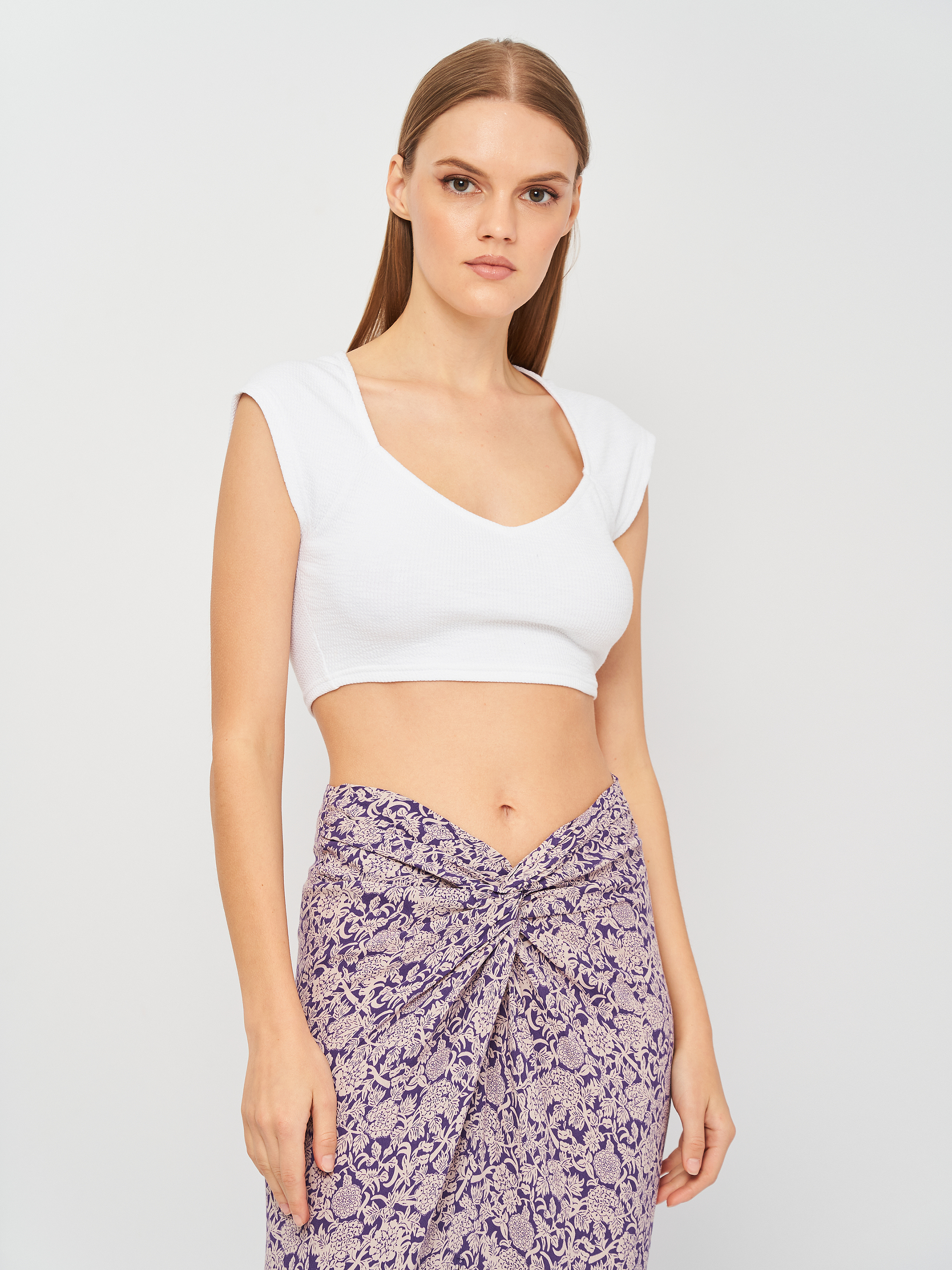 

Топ Zara 6050/160/250  Белый, Топ Zara 6050/160/250 M Белый