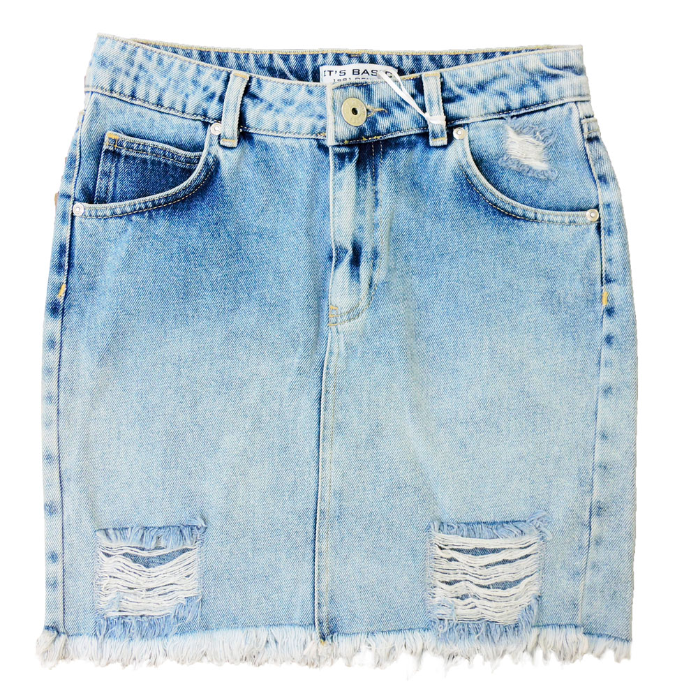 

Юбка Its Basic 53344 34 Синий