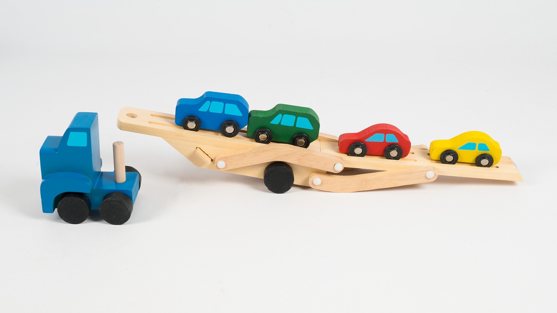

Деревянный автовоз Huada Toys C405 (А1009)
