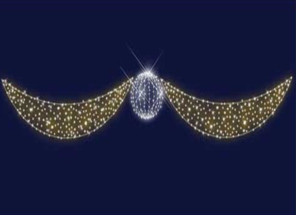 

Светодиодная конструкция перетяжка "Хрустальный шар" Lumiere 1.1м*6.5м