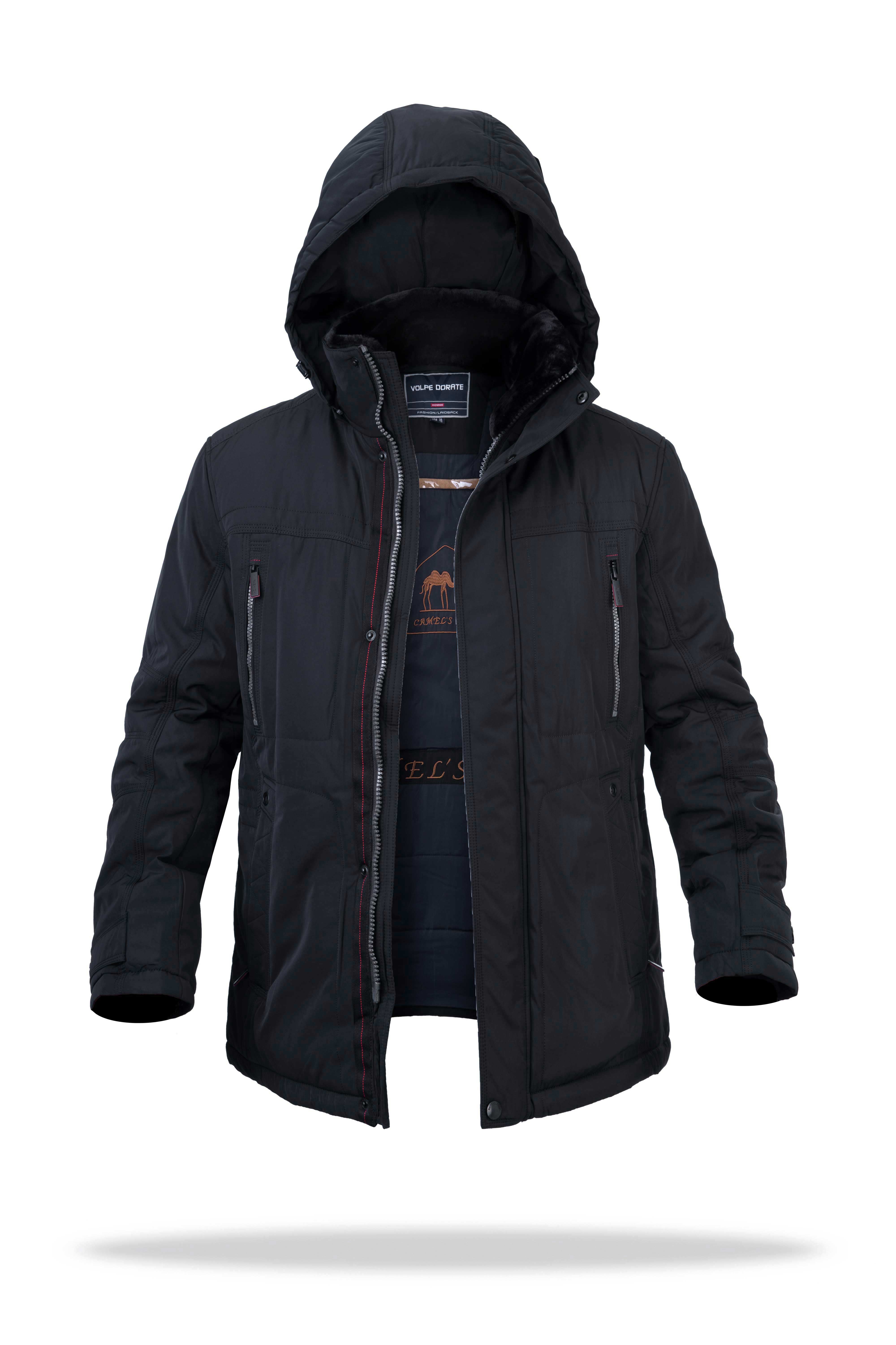 

Куртка мужская зимняя J7569 черная 60