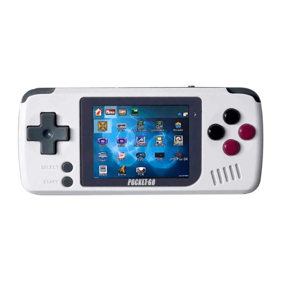

Консоль PocketGo NES SNES Game Boy Mega Drive Master System Neo-Geo White 32GB + 1000 Встроенных Игр Новое