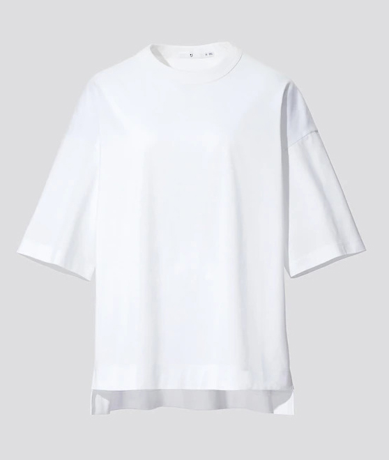 

Футболка женская Uniqlo M (оверсайз) Белый (UQ-00001)