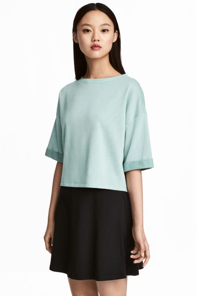 

Футболка H&M S мятная (1086-123)