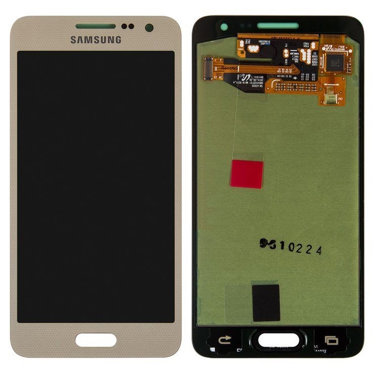 

Дисплей для Samsung A300F Galaxy A3, A300FU, A300H золотой (GH97-16747F) Оригинал