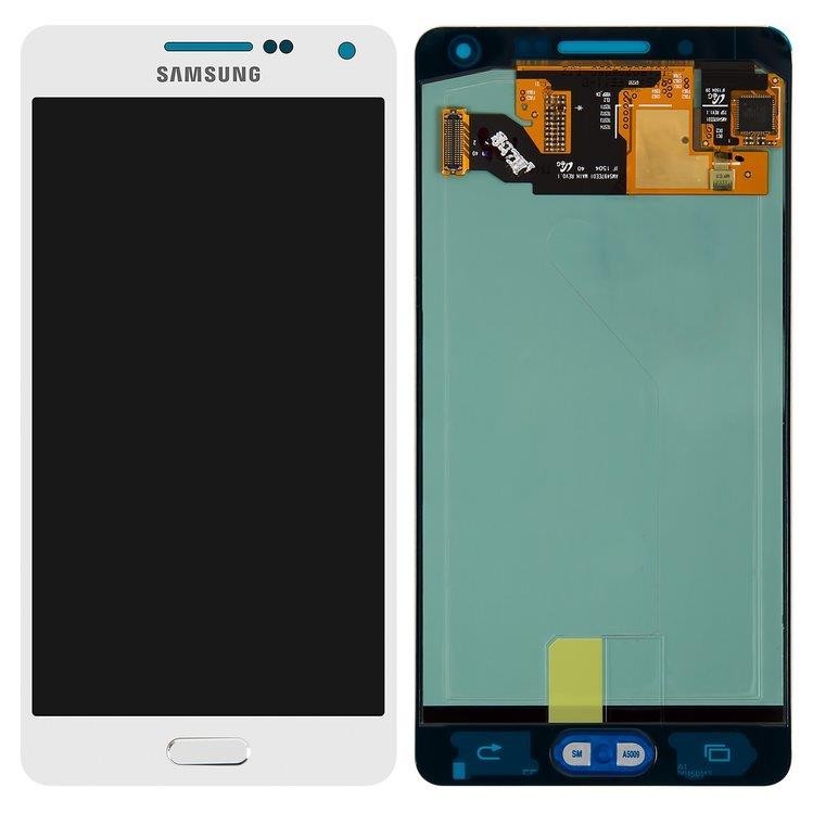 

Дисплей для Samsung A500F, A500FU, A500H Galaxy A5 с сенсором (тачскрином) белый, TFT копия с регулировкой яркости