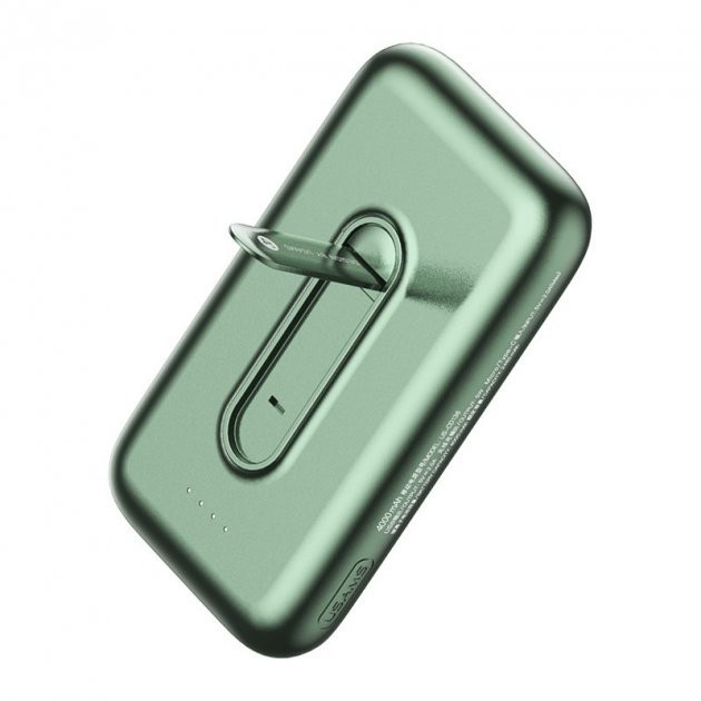 

Павербанк Usams Nano Adsorption 4000mAh |USB/Type-C, 2A, 5W Qi|green