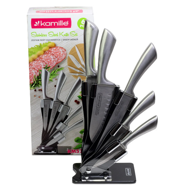 

Набор ножей на подставке Kamille KM-5131 6 предметов