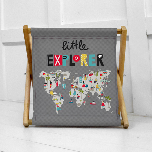 

Корзина для хранения Presentville Little explorer 44х44х39 см
