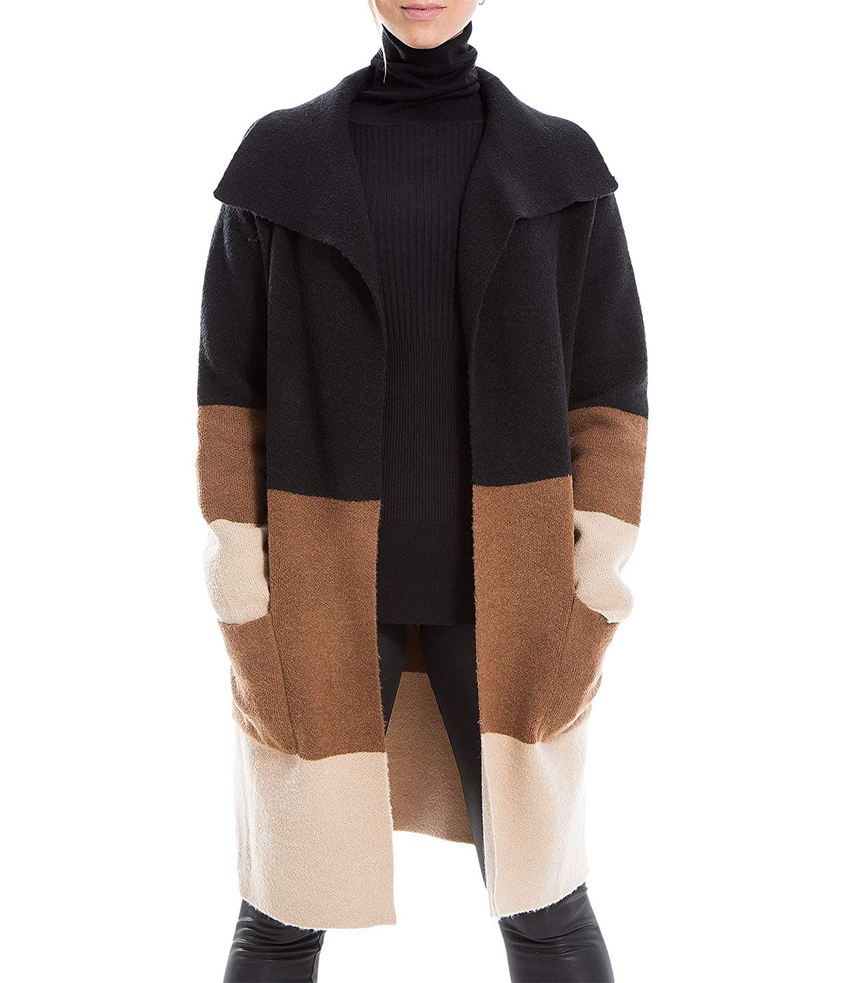 

Кардиган MAXSTUDIO Color-Block Black/Tobacco/Beige,  (48, Кардиган MAXSTUDIO Color-Block Black/Tobacco/Beige, L (48)