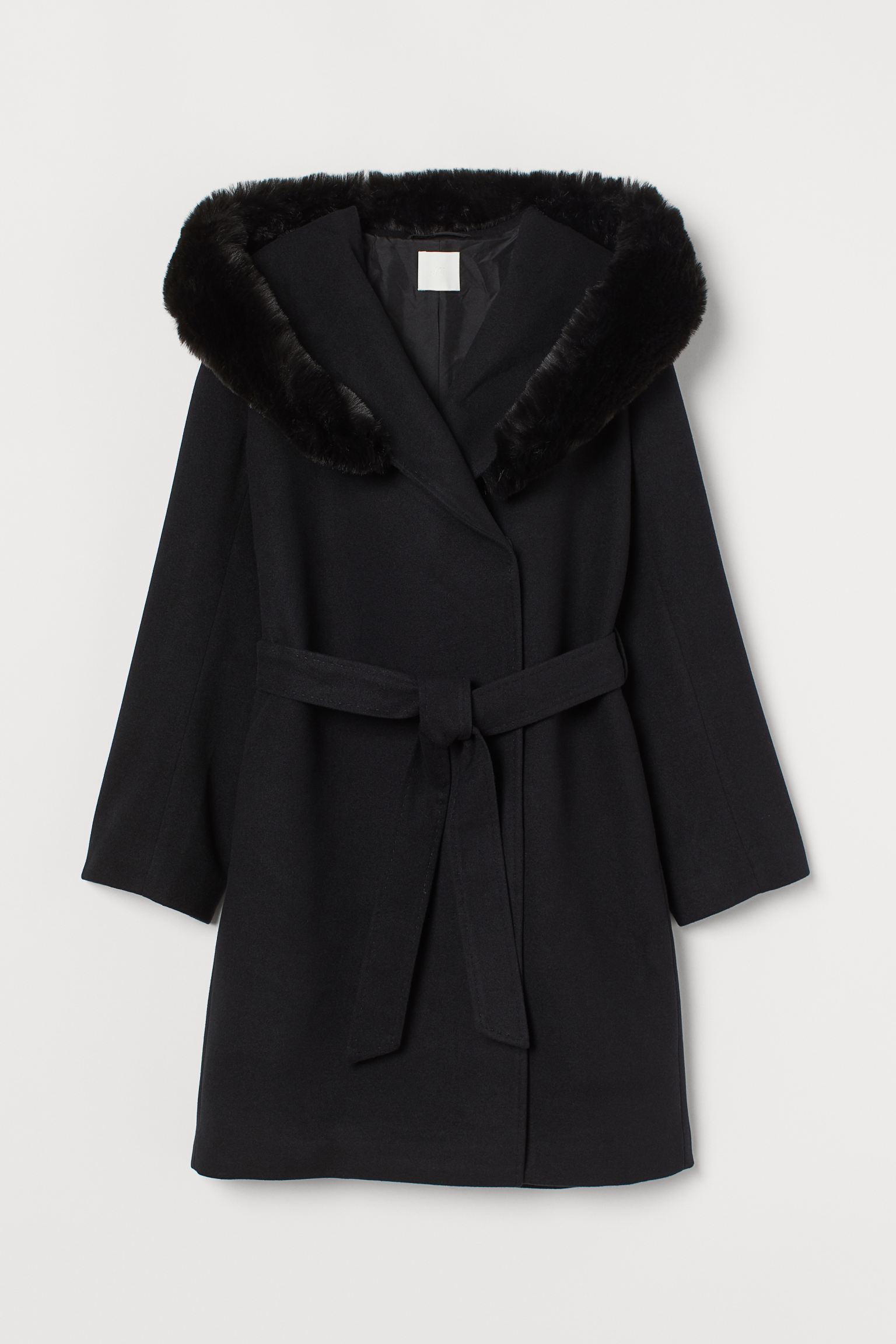 

Пальто H&M  черный 23088912472, Пальто H&M L черный 23088912472