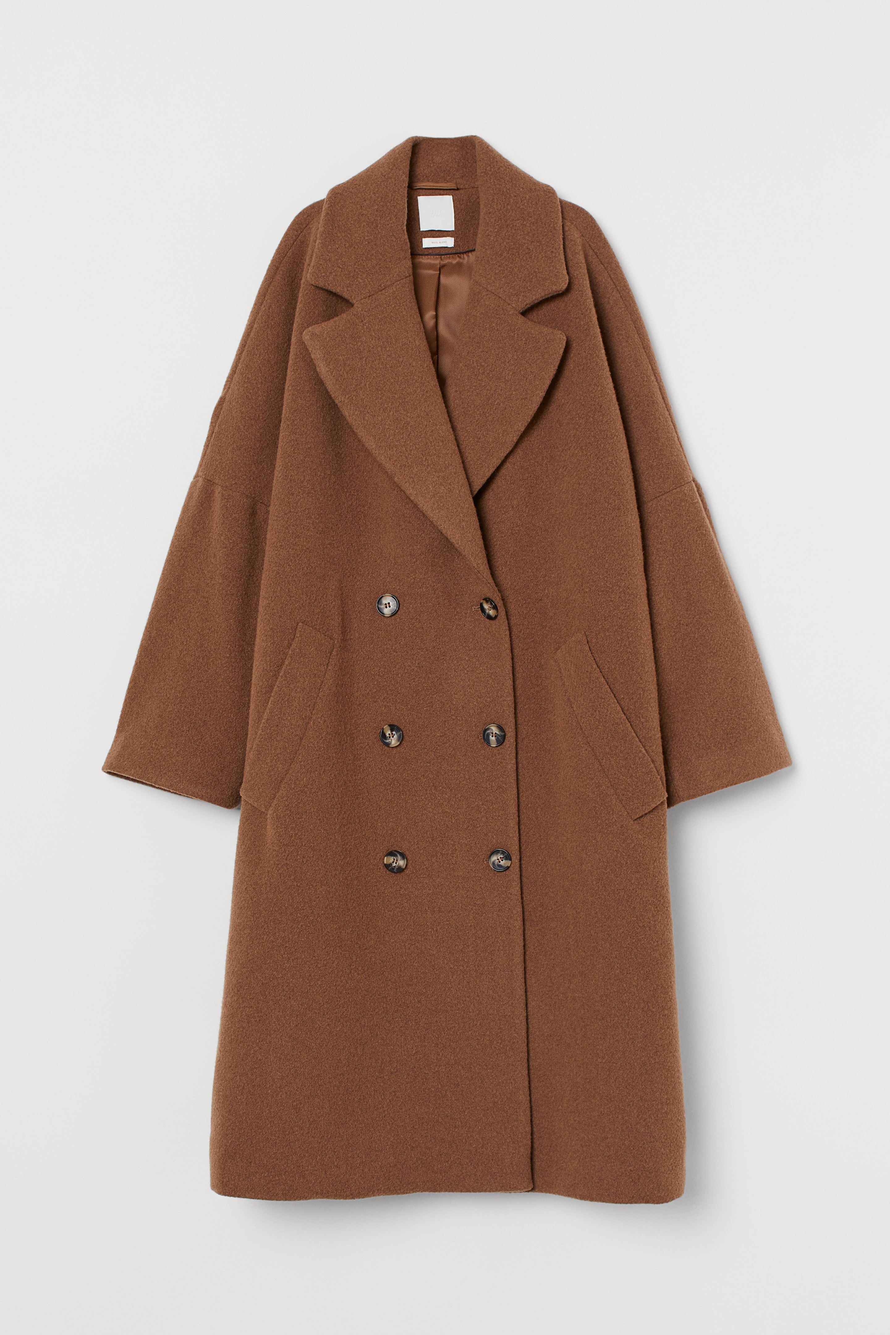 

Пальто H&M L коричневый 7997420