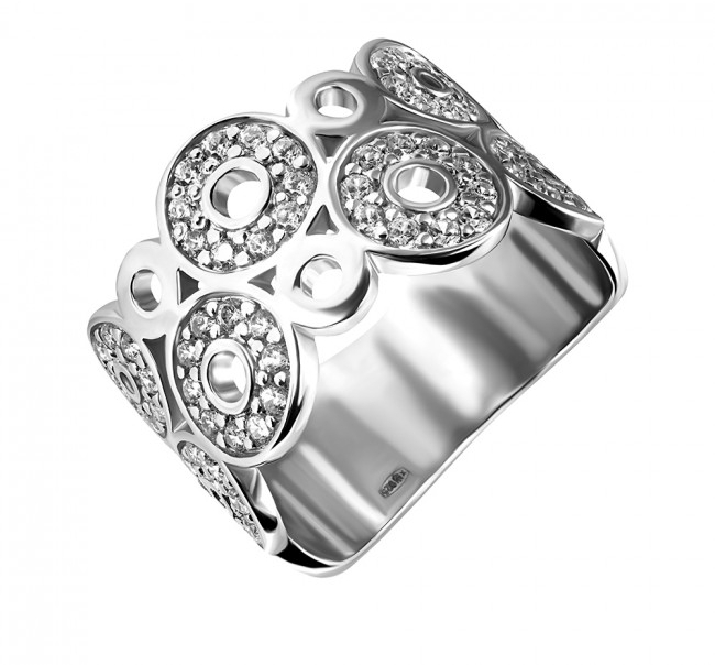 

Серебряное кольцо с камнями Мэриан UMAX 10425 Размер 15.5