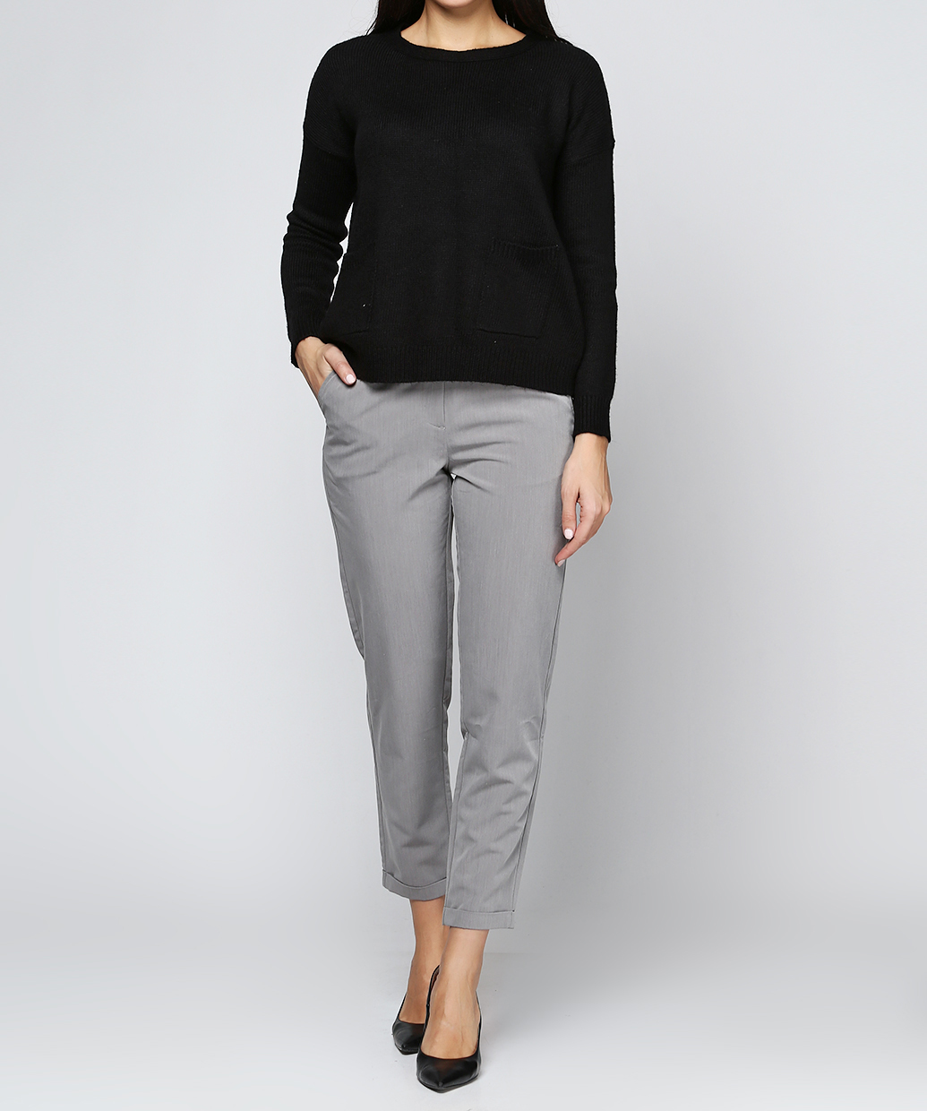 

Брюки Vila 32140635-GREY XS серый